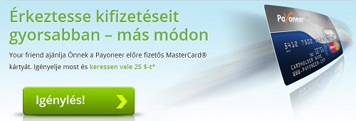 Payoneer regisztrci